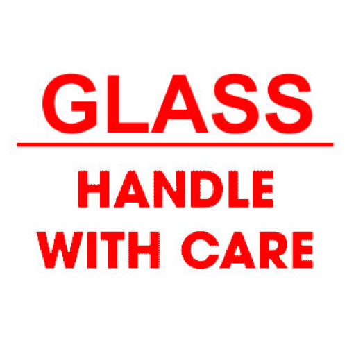 Packing Glass Handle With Care Shipping Labels