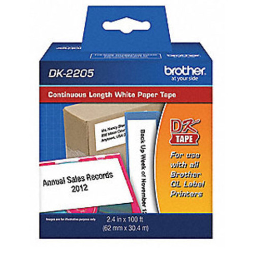 Brother DK2205 Barcode Label