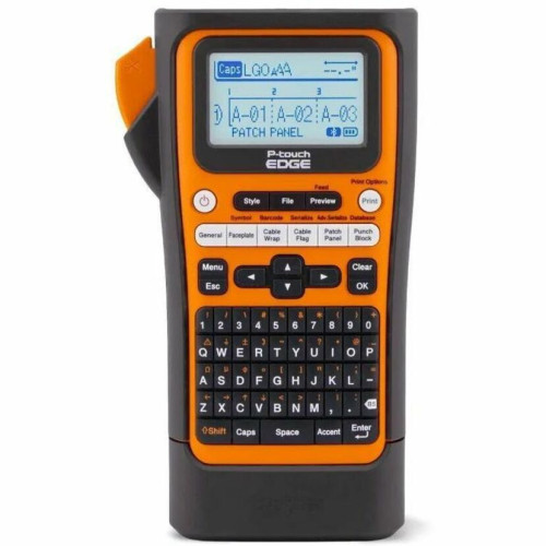 Brother P-touch EDGE Industrial Portable Barcode Printer