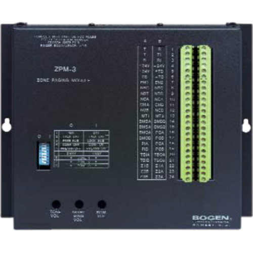 Bogen ZPM-3 3-Zone Paging Module Public Address Equipment