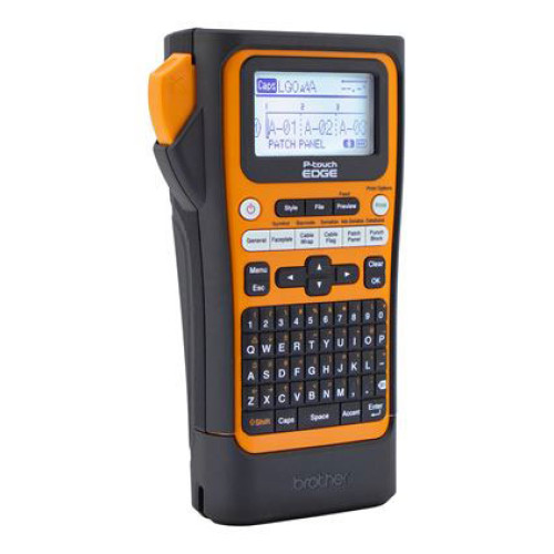 Brother P-touch EDGE Industrial Portable Barcode Printer