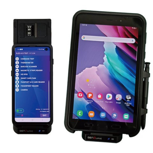 Gen2Wave A10 Biometric Sled Access Control Card Reader