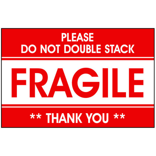 Packing Glass Fragile Shipping Labels