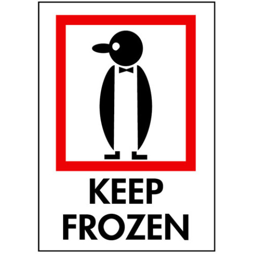 Packing Keep Frozen Shipping Labels