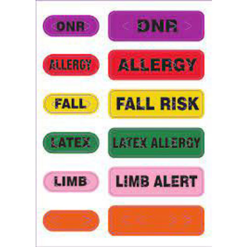 Zebra Tyvek Alerts Wristbands
