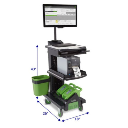 Newcastle Systems NB Series Mobile Powered Workstations Mobile Cart