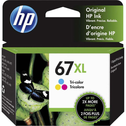 HP 67XL High YieldTri-color Original Ink Cartridge InkJet Cartridge