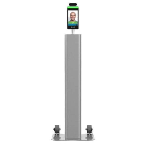 Barcodes Temperature Screening Kiosk Pedestal with Battery Data Terminal