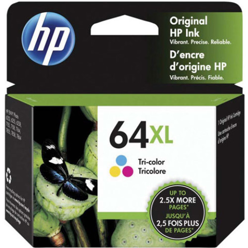 HP 64XL High Yield Tri-color Original Ink Cartridge InkJet Cartridge