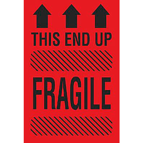 AirTrack® Fragile Shipping Labels