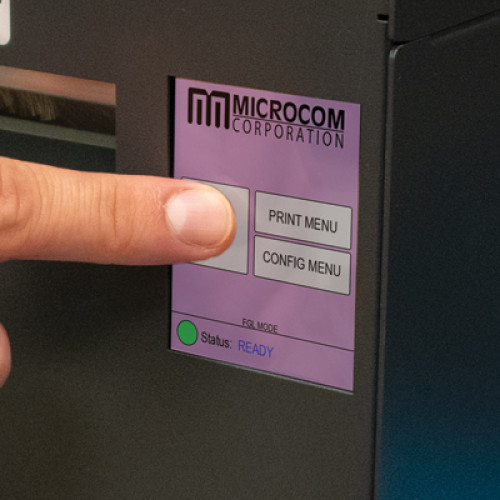 Microcom 485TC Barcode Label Printer