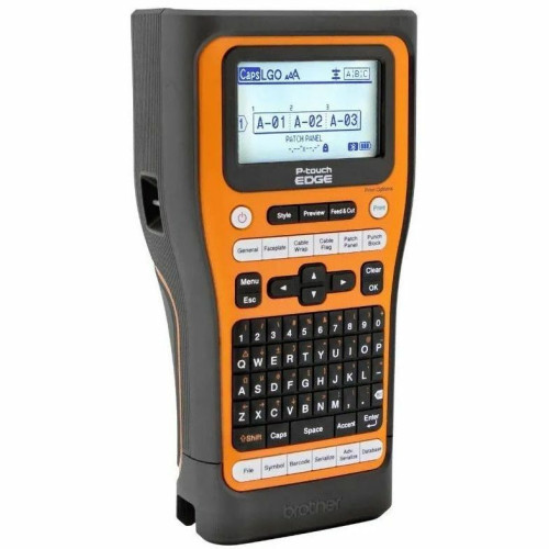 Brother P-touch EDGE Industrial Portable Barcode Printer