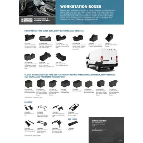 Gamber-Johnson Pedestal Systems Accessory