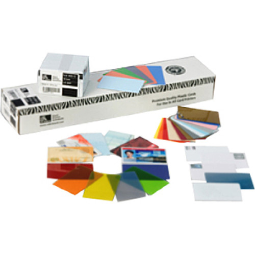 Zebra ID Card Printer Supplies Plastic ID Card