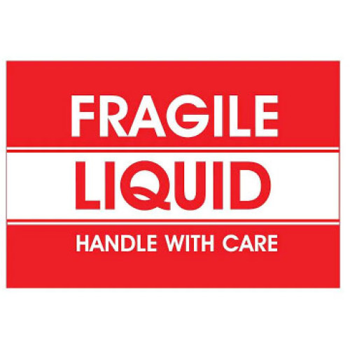 AirTrack® Fragile Shipping Labels