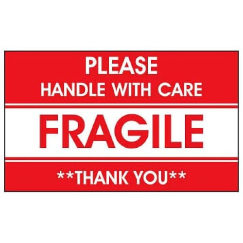 AirTrack® Fragile Shipping Labels