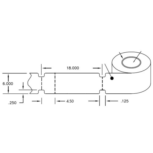 Honeywell 81001204 Barcode Label