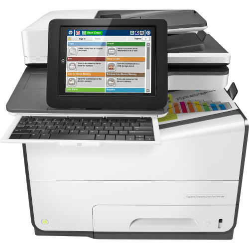 HP PageWide Enterprise Color 586z Multi-Function Printer