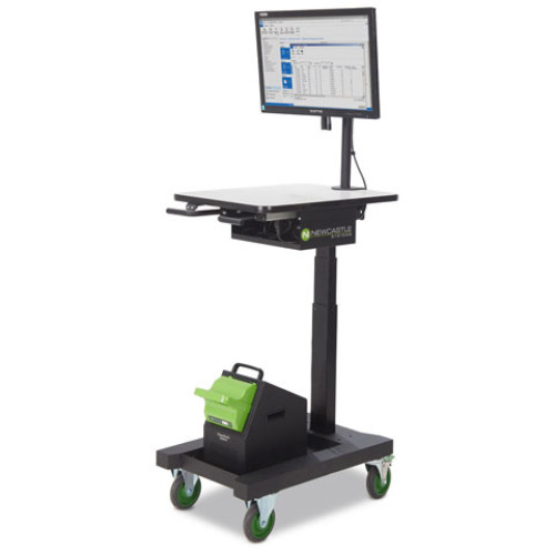Newcastle Systems Apex Series AP104NUS Mobile Cart Barcode Giant