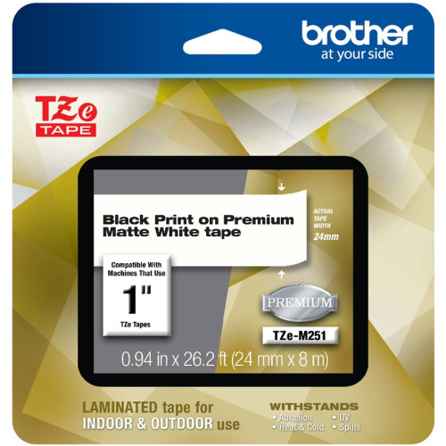 Brother TZEM251 Barcode Label