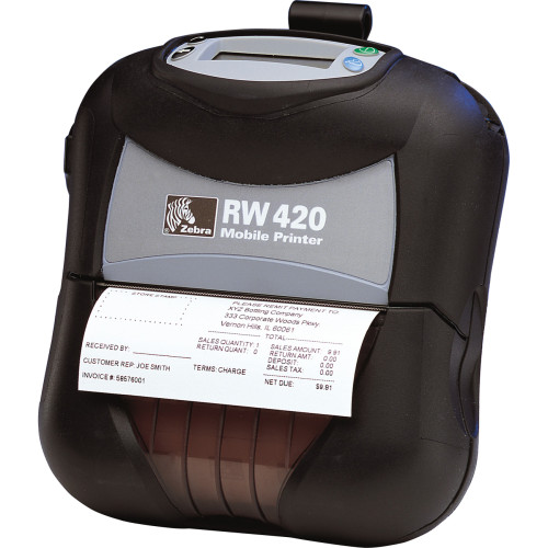 Zebra RW 420 Portable Barcode Printer