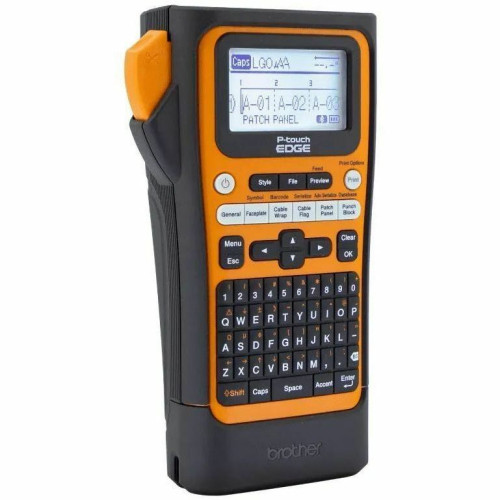 Brother P-touch EDGE Industrial Portable Barcode Printer