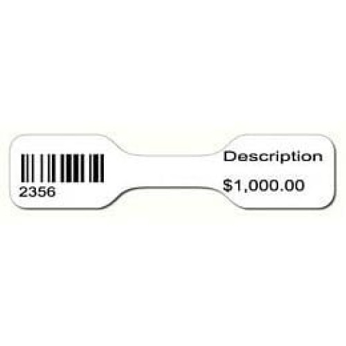 Zebra 8000T Vinyl Clear Barcode Label