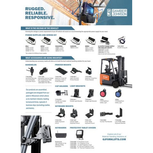 Gamber-Johnson Keyboards / Printer Mounts Accessory