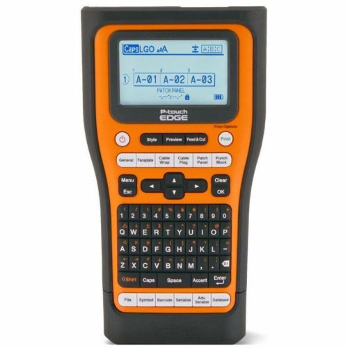 Brother P-touch EDGE Industrial Portable Barcode Printer