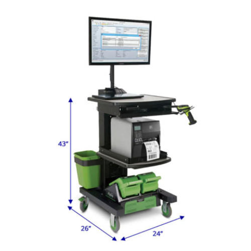 Newcastle Systems NB Series Mobile Powered Workstations Mobile Cart