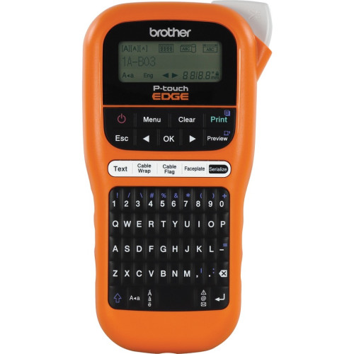 Brother P-touch EDGE Industrial Portable Barcode Printer