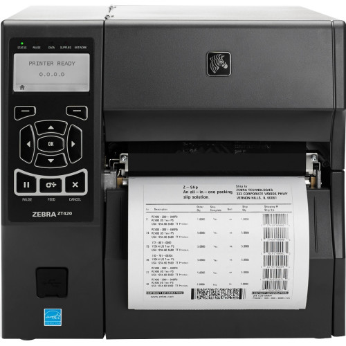 Zebra ZT400: ZT420 Barcode Label Printer