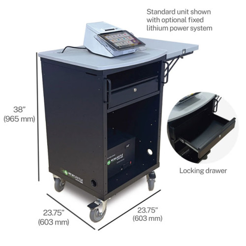 Newcastle Systems CheckMate 1000 Mobile Cart
