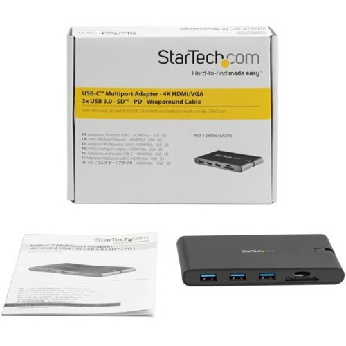 StarTech DKT30CHVSCPD Cables, Connectors, and Adapters