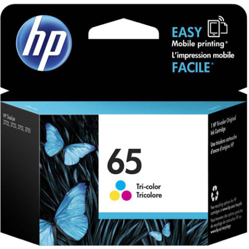 HP 65 Tri-color Original Ink Cartridge InkJet Cartridge