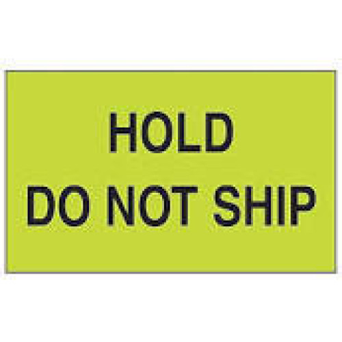 AirTrack® Do Not Barcode Label