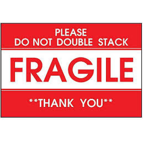 AirTrack® Fragile Shipping Labels