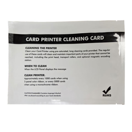 AirTrack® AT-CLEAN-CARDS ID Printer Cleaner