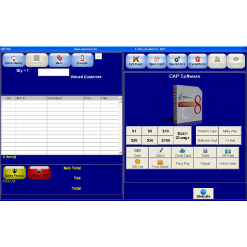 CAP Software 170.6 Software