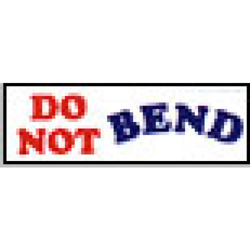 Mailing Do Not Bend Shipping Labels