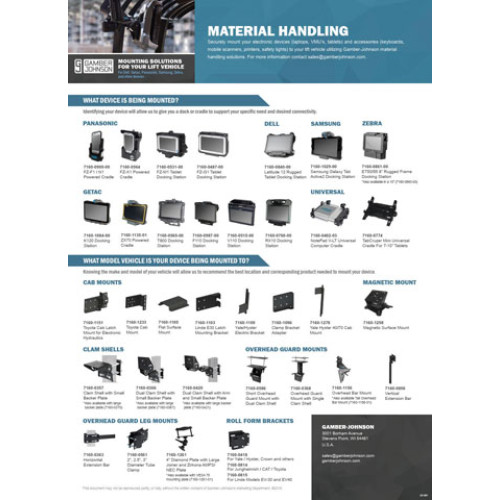 Gamber-Johnson Keyboards / Printer Mounts Accessory