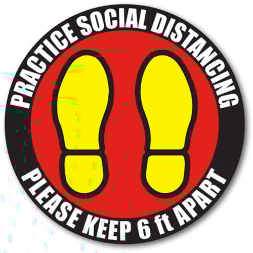 BCI Anti-Slip Floor and Wall Labels