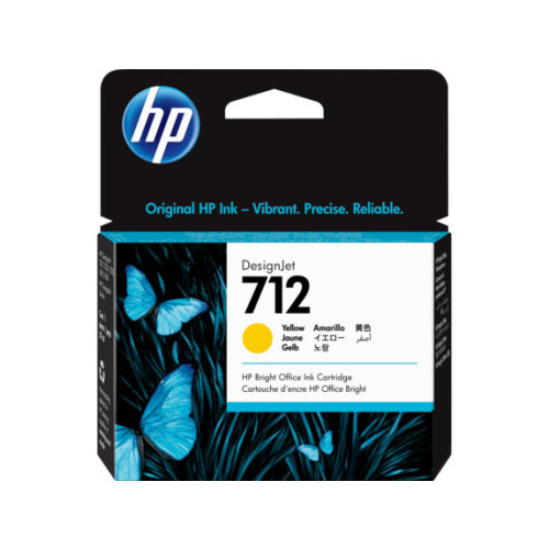HP 712 29-ml Yellow DesignJet Ink Cartridge InkJet Cartridge