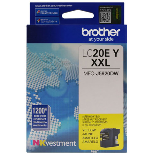 Brother LC20EY InkJet Cartridge