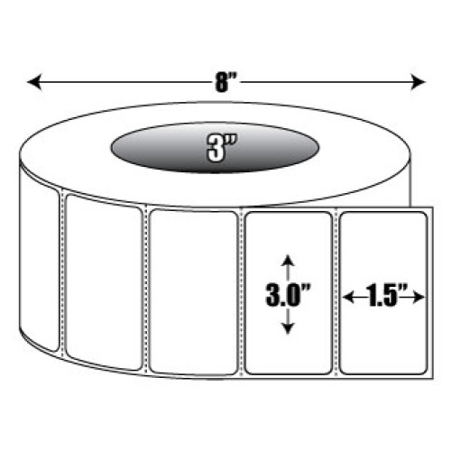 Intermec Duratran II Barcode Label