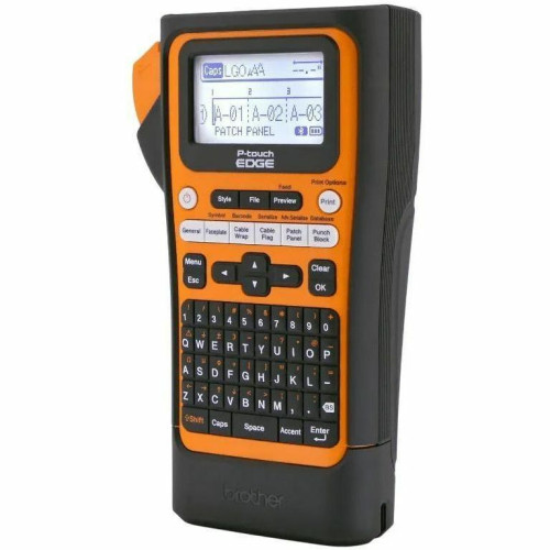 Brother P-touch EDGE Industrial Portable Barcode Printer