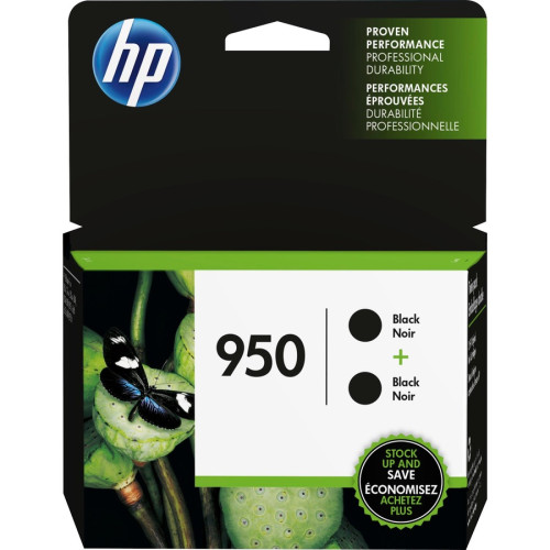 HP 950 Black Ink Cartridge 2-Pack InkJet Cartridge