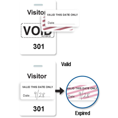 Brady Visitor Badges Access Control Cards