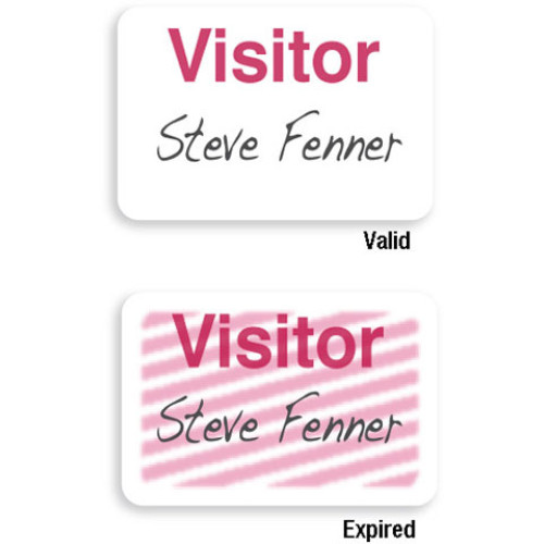 Brady Visitor Badges Access Control Cards