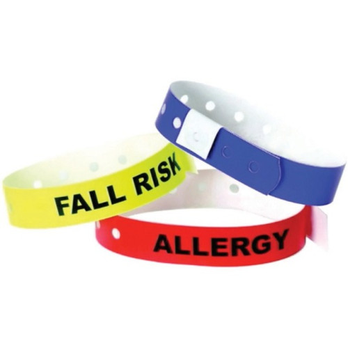 Zebra Tyvek Alerts Wristbands